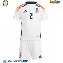 Maglie da calcio Germania Antonio Rudiger #2 Prima Maglia Bambino Europei 2024 Manica Corta (+ Pantaloni corti)